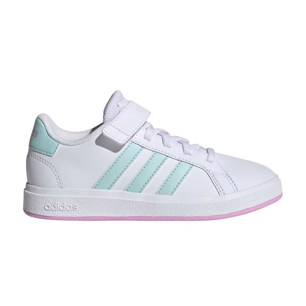 Adidas Grand Court 2.0 K White Aqua Bliss Lilac