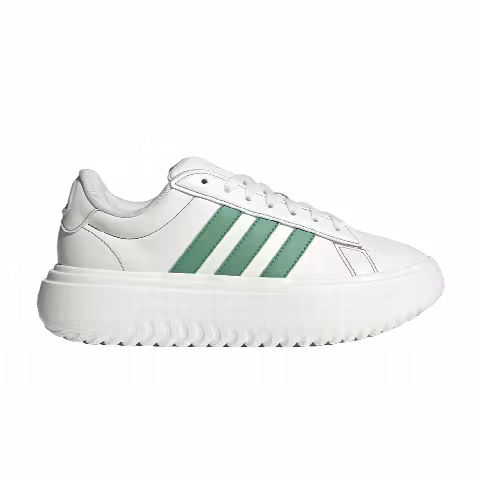 Adidas Wmns Grand Court Platform 'White Preloved Green'