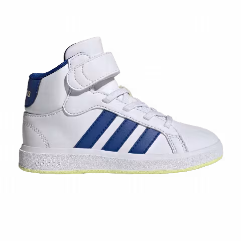 Adidas Grand Court Mid K 'White Royal Blue'