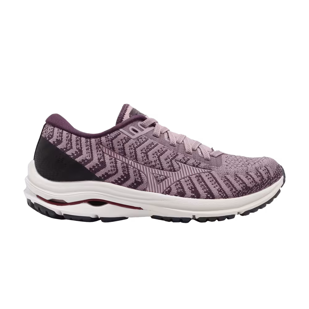 Mizuno Women's Wave Rider 24 Waveknit Purple Pink