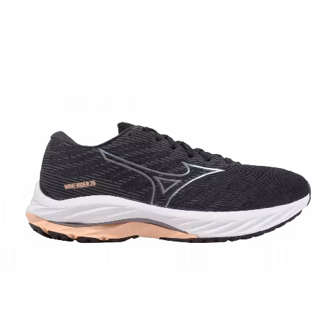 Mizuno Wmns Wave Rider 26 Super Wide 'Dark Grey'