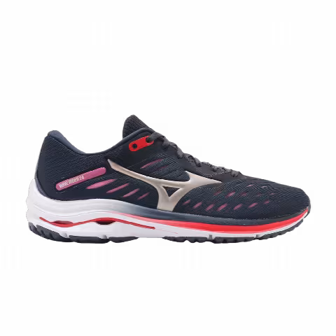 Mizuno Wmns Wave Rider 24 'Navy Red'