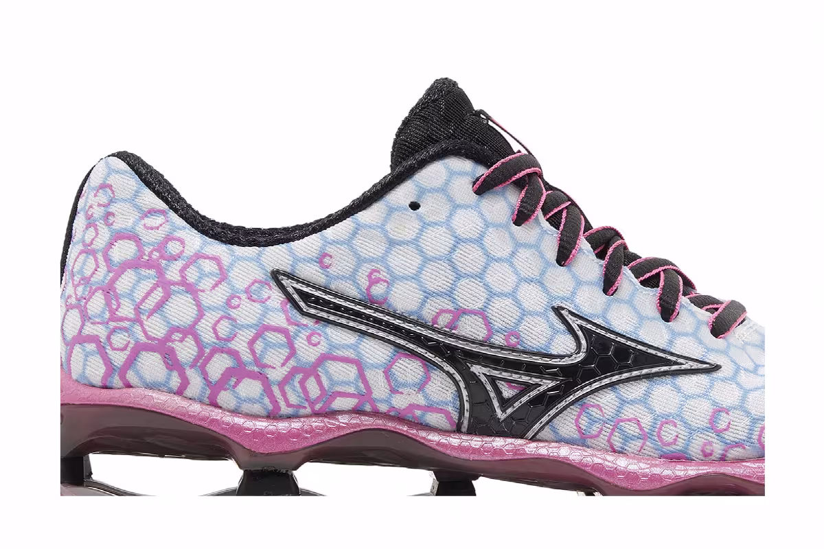 Mizuno Women's Wave Prophecy 3 White Pink, view 3