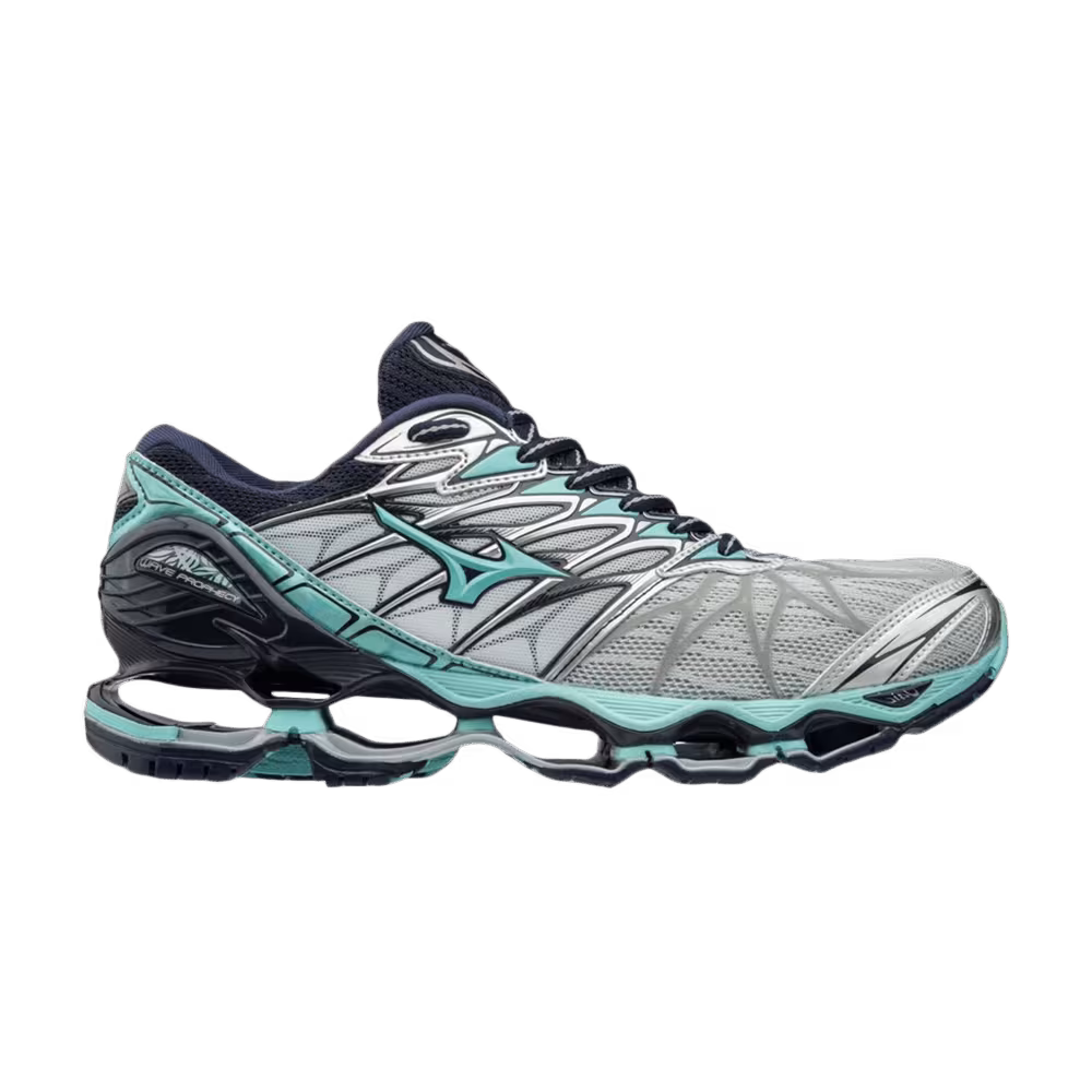 Mizuno Women's Wave Prophecy 7 Grey Teal