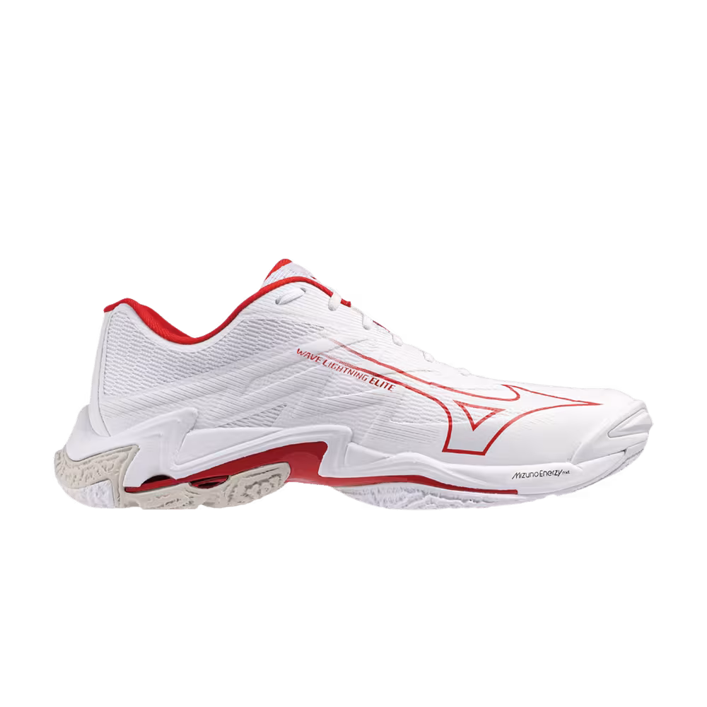 Mizuno Wave Lightning Elite White Red