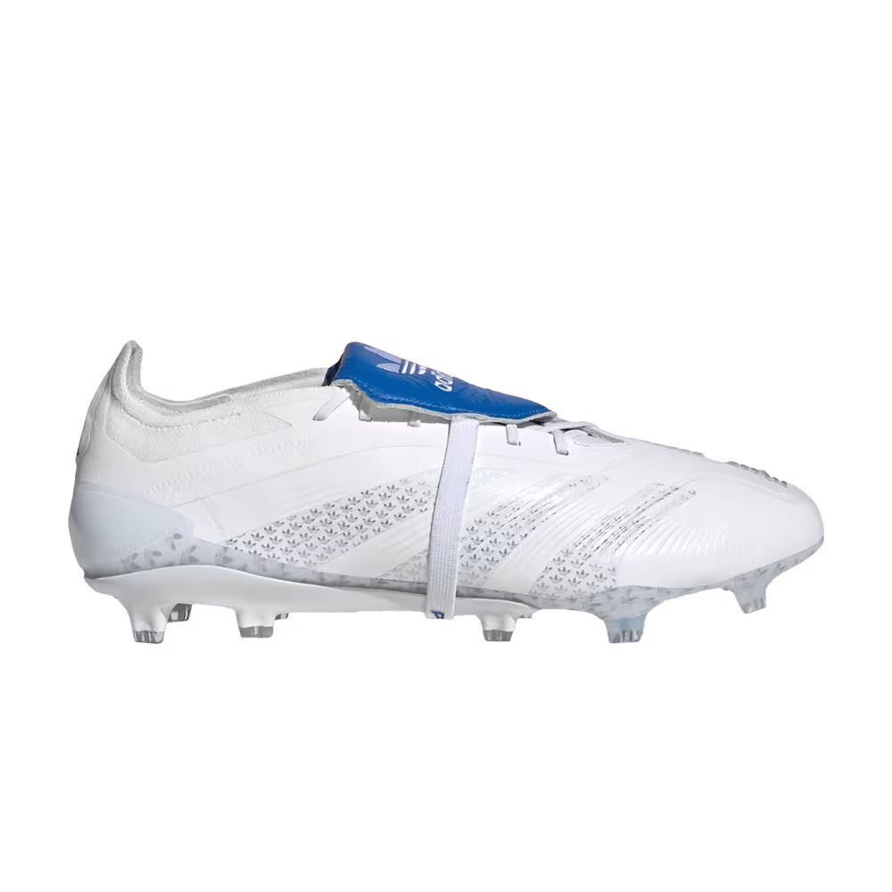 David Beckham x adidas Predator Elite Laceless FG White Blue Bird