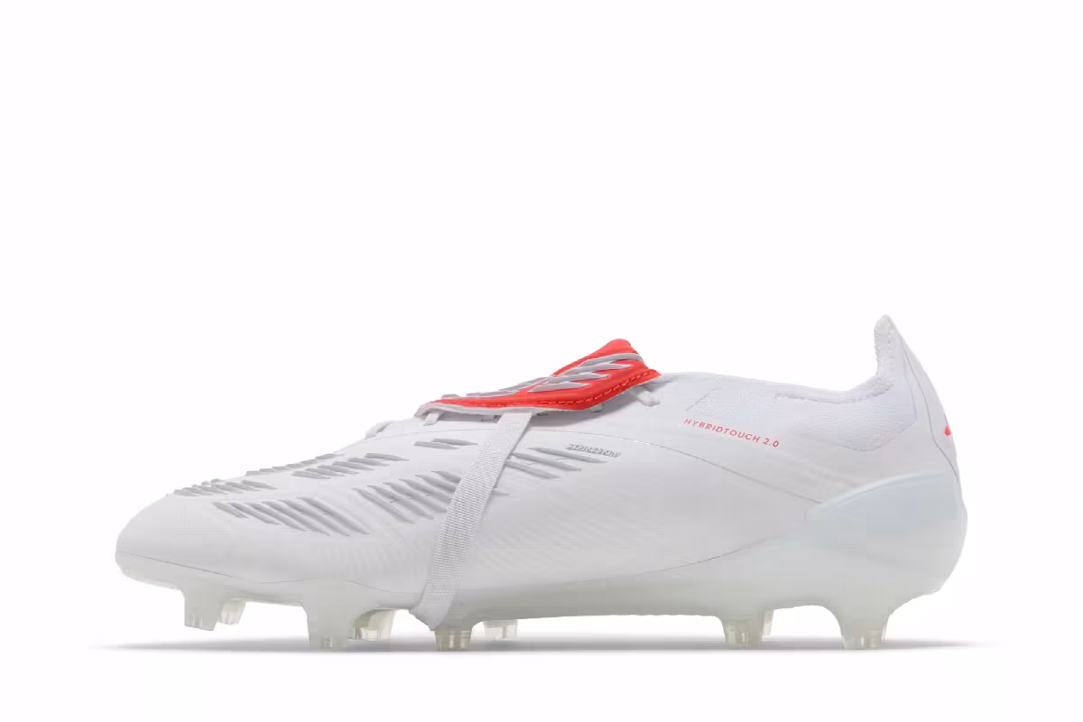 Trent Alexander-Arnold x adidas Predator Elite Foldover Tongue FG White Bright Red, view 4