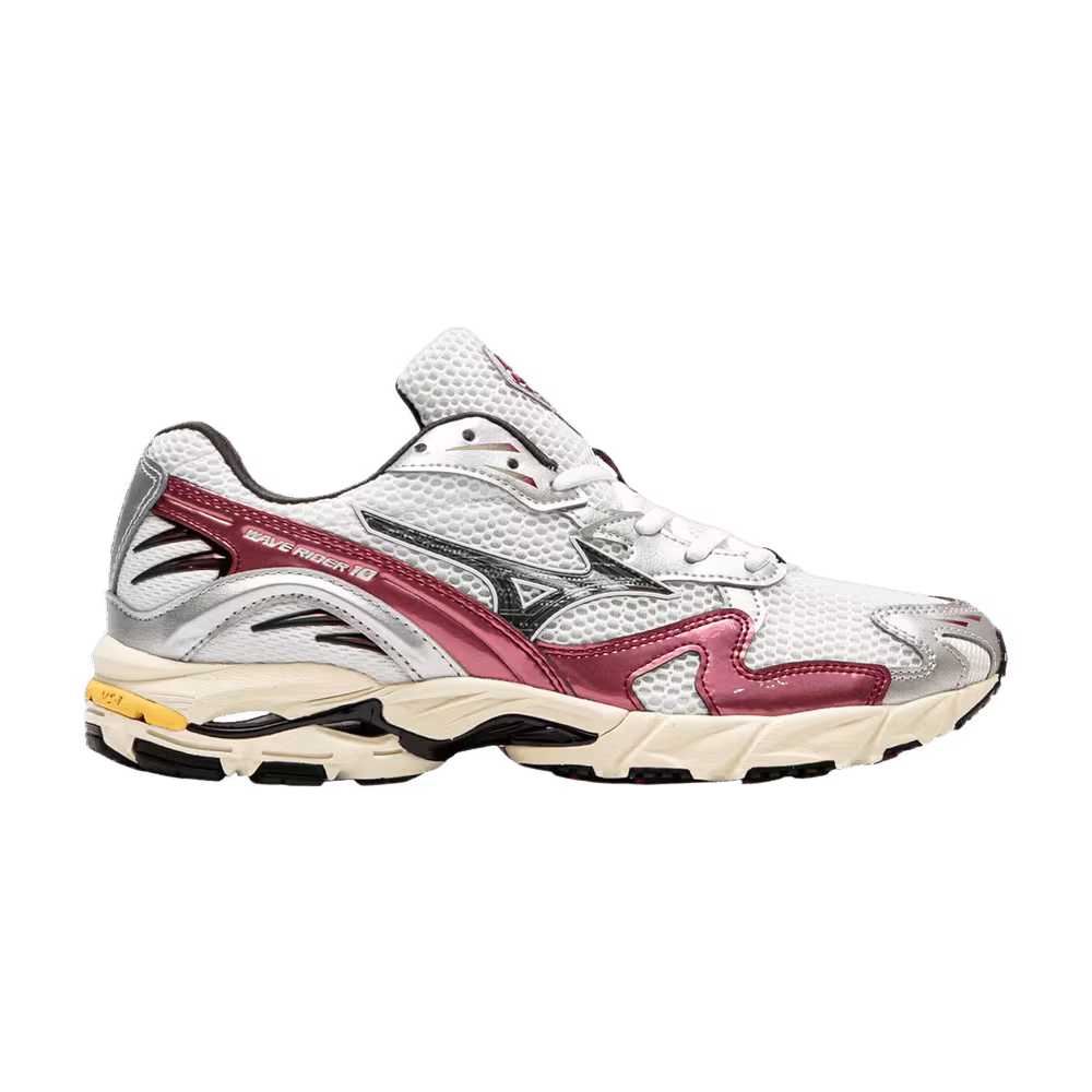 Mizuno Wave Rider 10 Silver Red