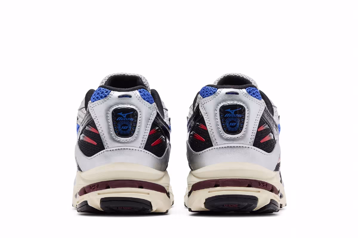 Mizuno Wave Rider 10 Harbor Mist Black Dazzling Blue, view 7