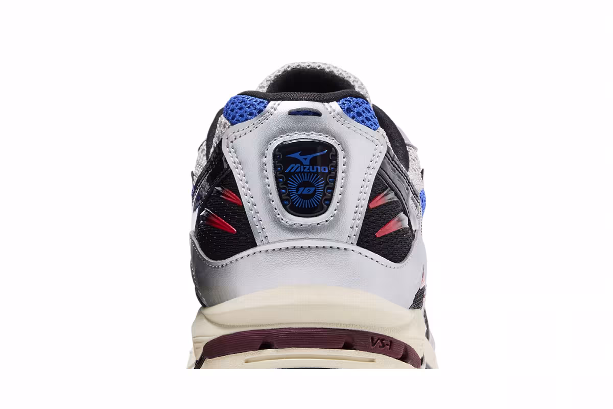 Mizuno Wave Rider 10 Harbor Mist Black Dazzling Blue, view 8