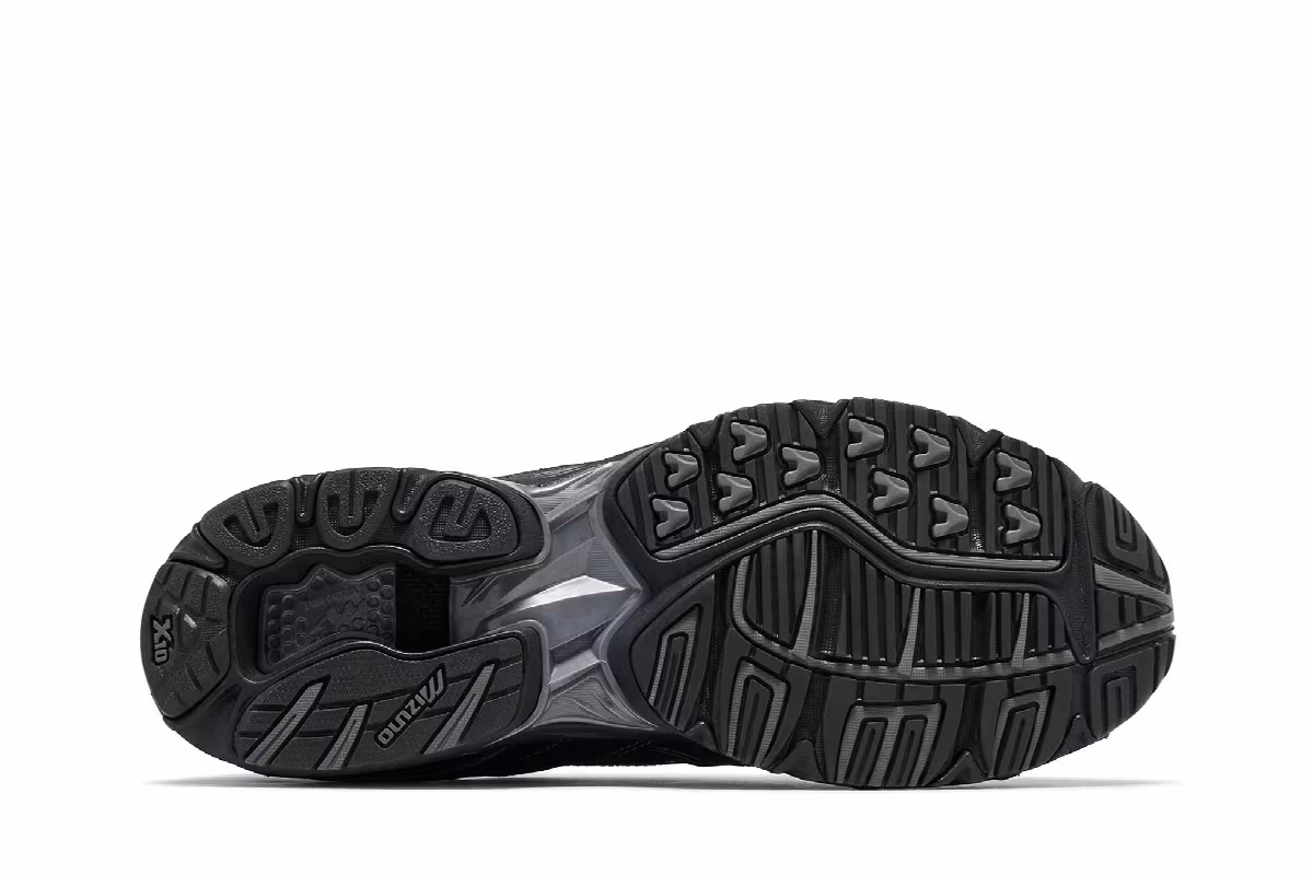 Mizuno Wave Rider 10 Black Sand Metallic Grey, view 5