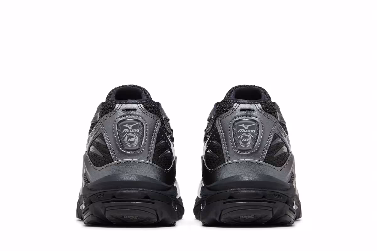 Mizuno Wave Rider 10 Black Sand Metallic Grey, view 7
