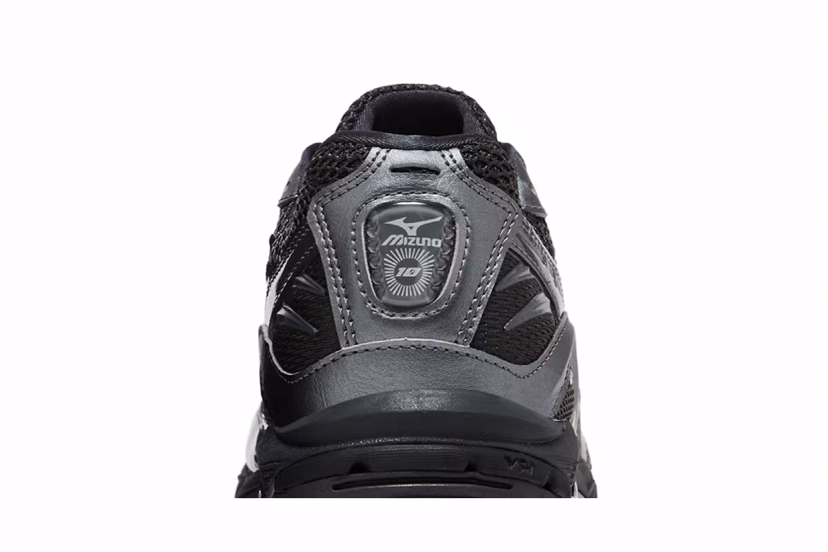 Mizuno Wave Rider 10 Black Sand Metallic Grey, view 8