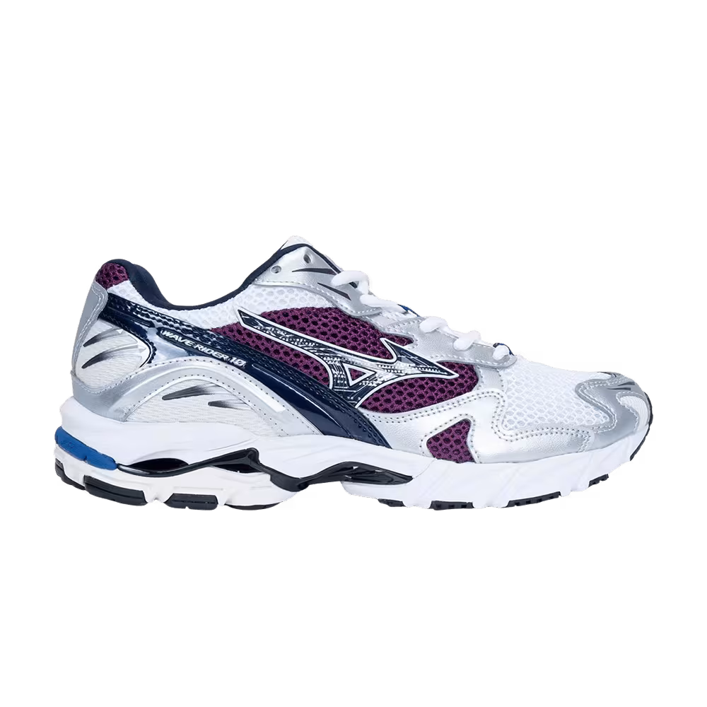 Mizuno Wave Rider 10 White Purple