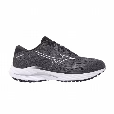 Mizuno Wmns Wave Inspire 20 Wide 'Ebony White Black'