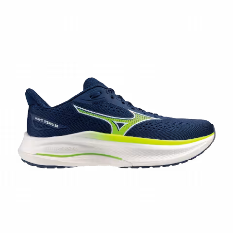 Mizuno Wave Inspire 22 Super Wide 'Navy Yellow'
