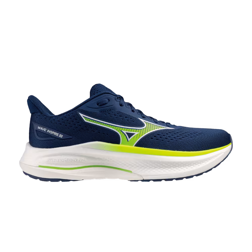 Mizuno Wave Inspire 22 Super Wide Navy Yellow