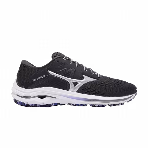 Mizuno Wmns Wave Inspire 17 'Black Pearl Violet Glow'
