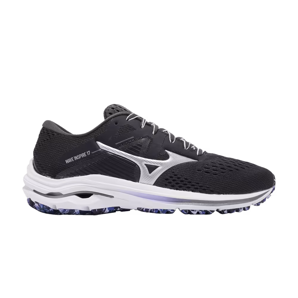 Mizuno Women's Wave Inspire 17 Black Pearl Violet Glow