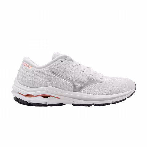 Mizuno Wmns Wave Inspire 17 Waveknit 'White Papaya'
