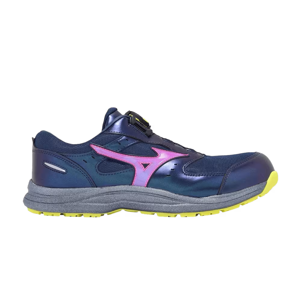 Mizuno Prime Fit LS 3 51L BOA Wide Navy Purple Black