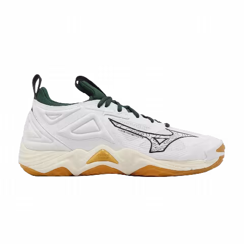 Mizuno Wave Momentum 3 'White Green Gold'