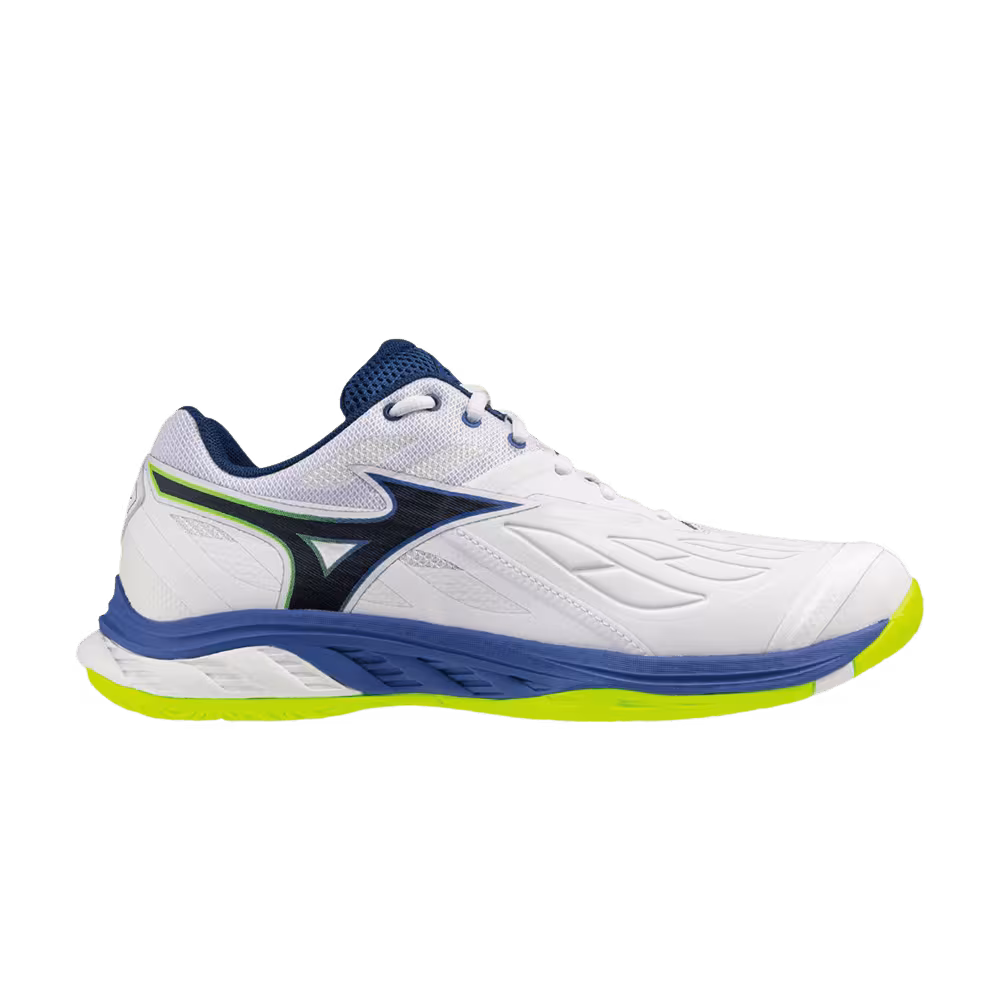 Mizuno Wave Fang 2 Wide White Blue Green