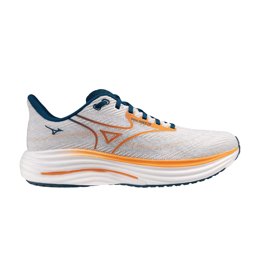 Mizuno Wave Rider 29 Super Wide White Orange