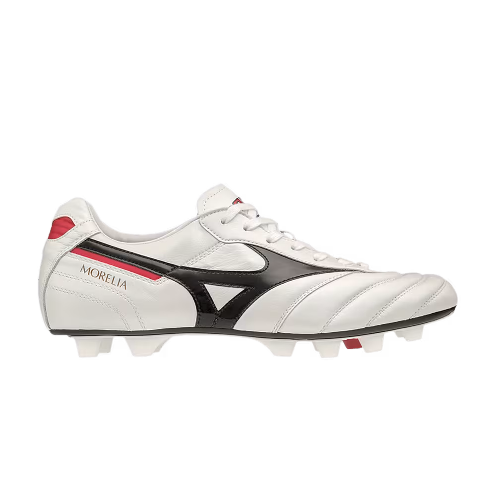 Mizuno Morelia 2 Japan Short Tongue White Black