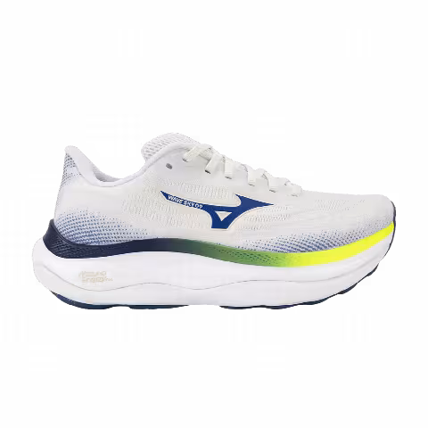 Mizuno Wave Sky 9 Super Wide 'White Blue Yellow'