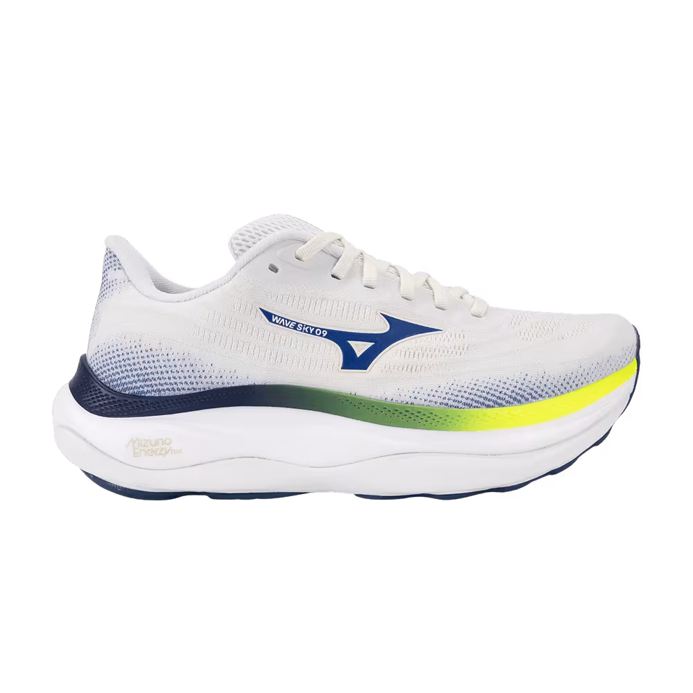 Mizuno Wave Sky 9 Super Wide White Blue Yellow