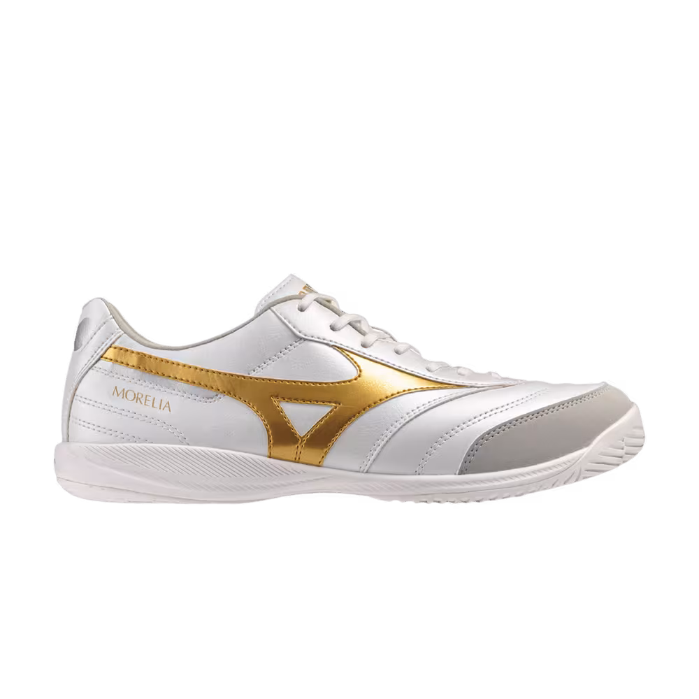 Mizuno Morelia Sala Pro In White Gold