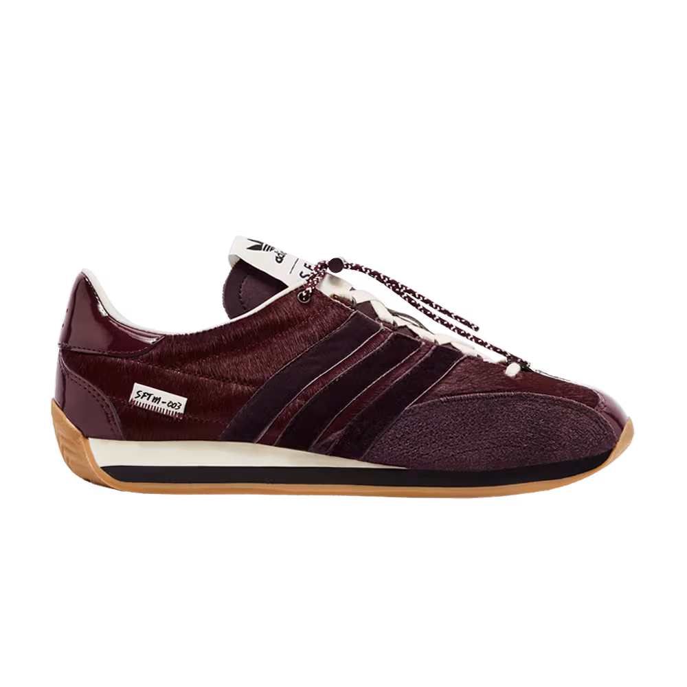 Song for the Mute x adidas Country OG Pony Hair Pack - Maroon