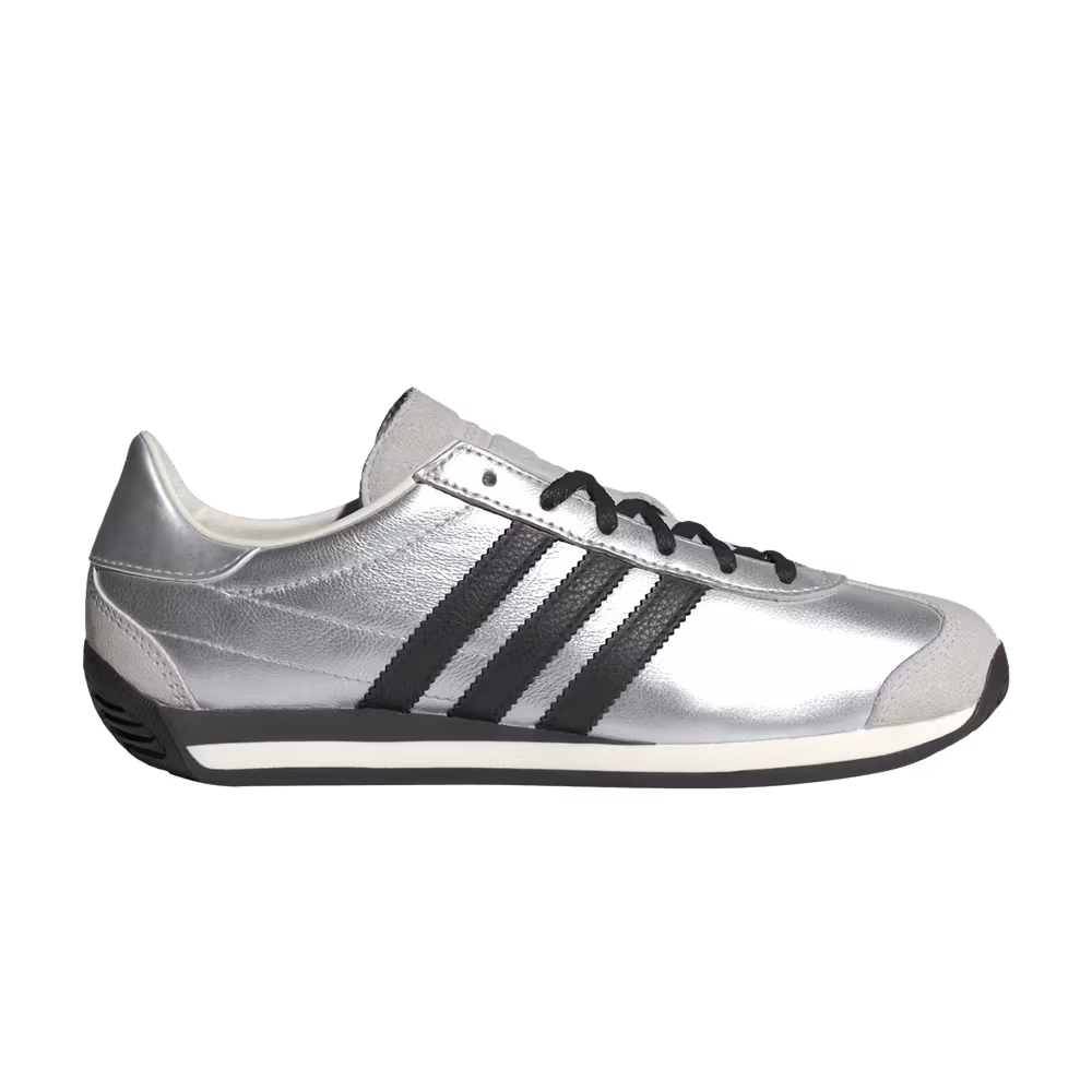 adidas Women's Country OG Silver Metallic Black