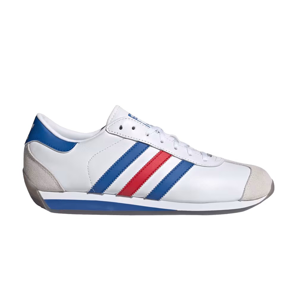 adidas Country 2 White Scarlet Blue