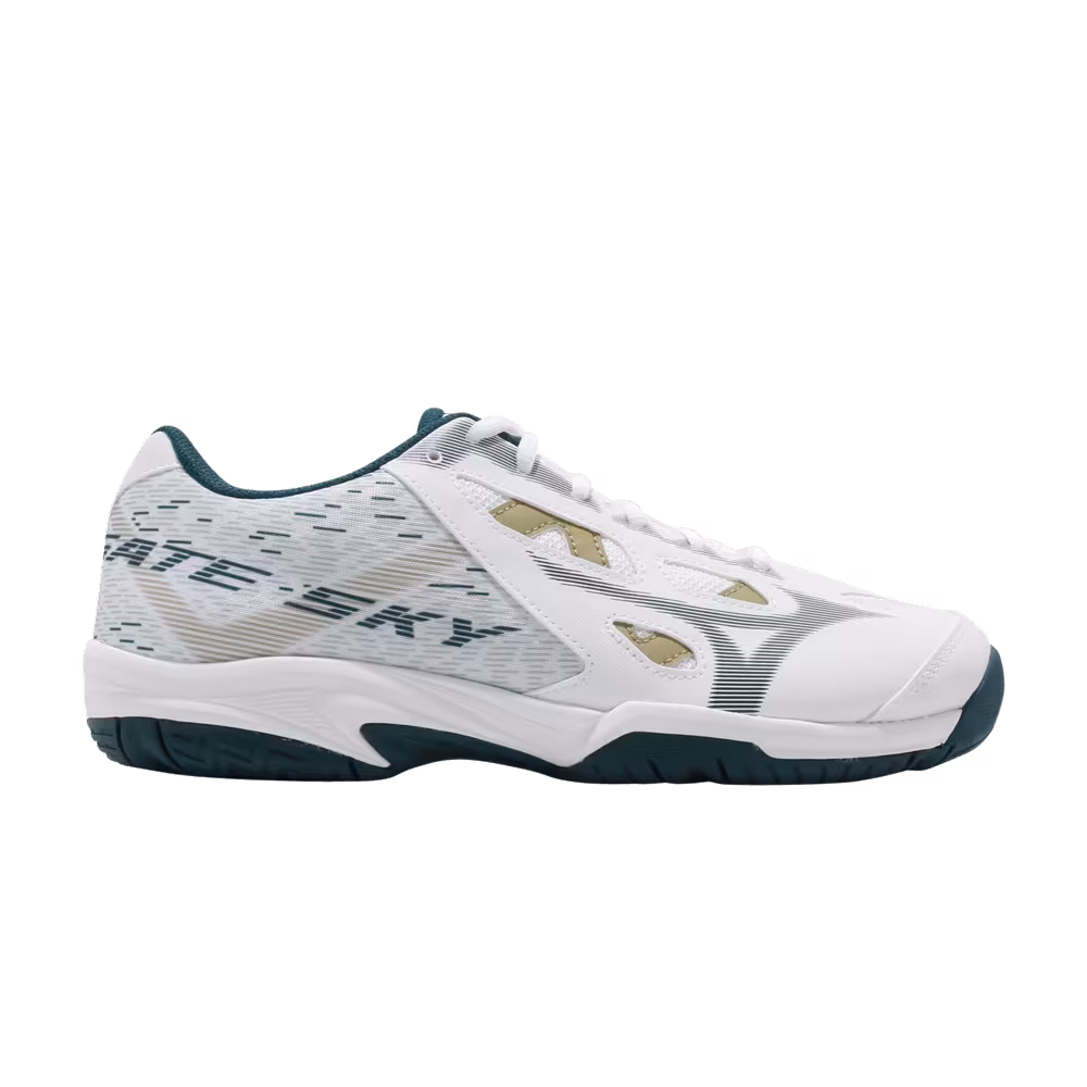 Mizuno Gate Sky Wide White Turquoise