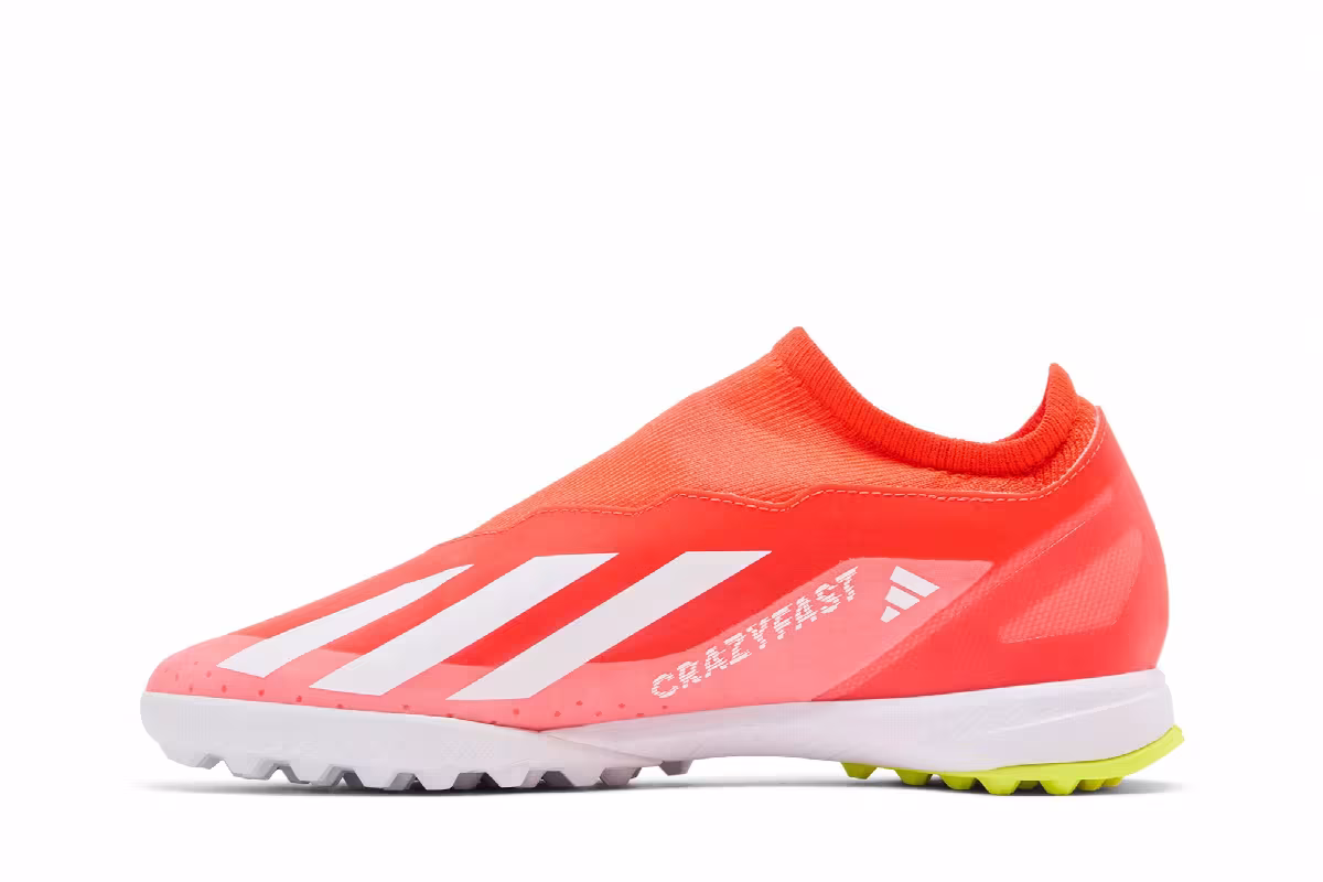 adidas X Crazyfast League Laceless TF Energy Citrus Pack, view 4