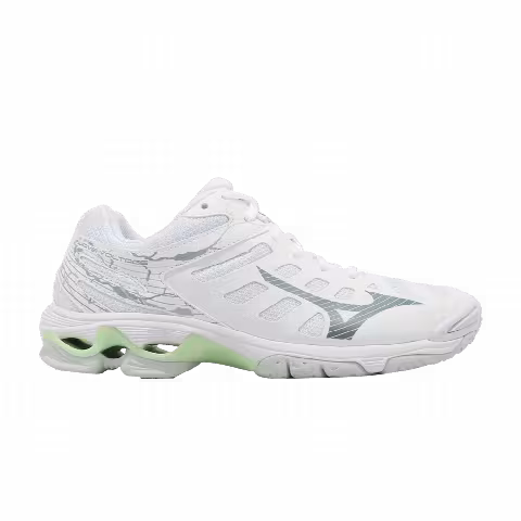 Mizuno Wmns Wave Voltage 'White Patina Green'