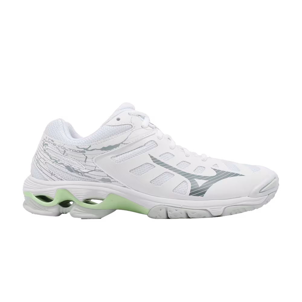 Mizuno Women's Wave Voltage White Patina Green