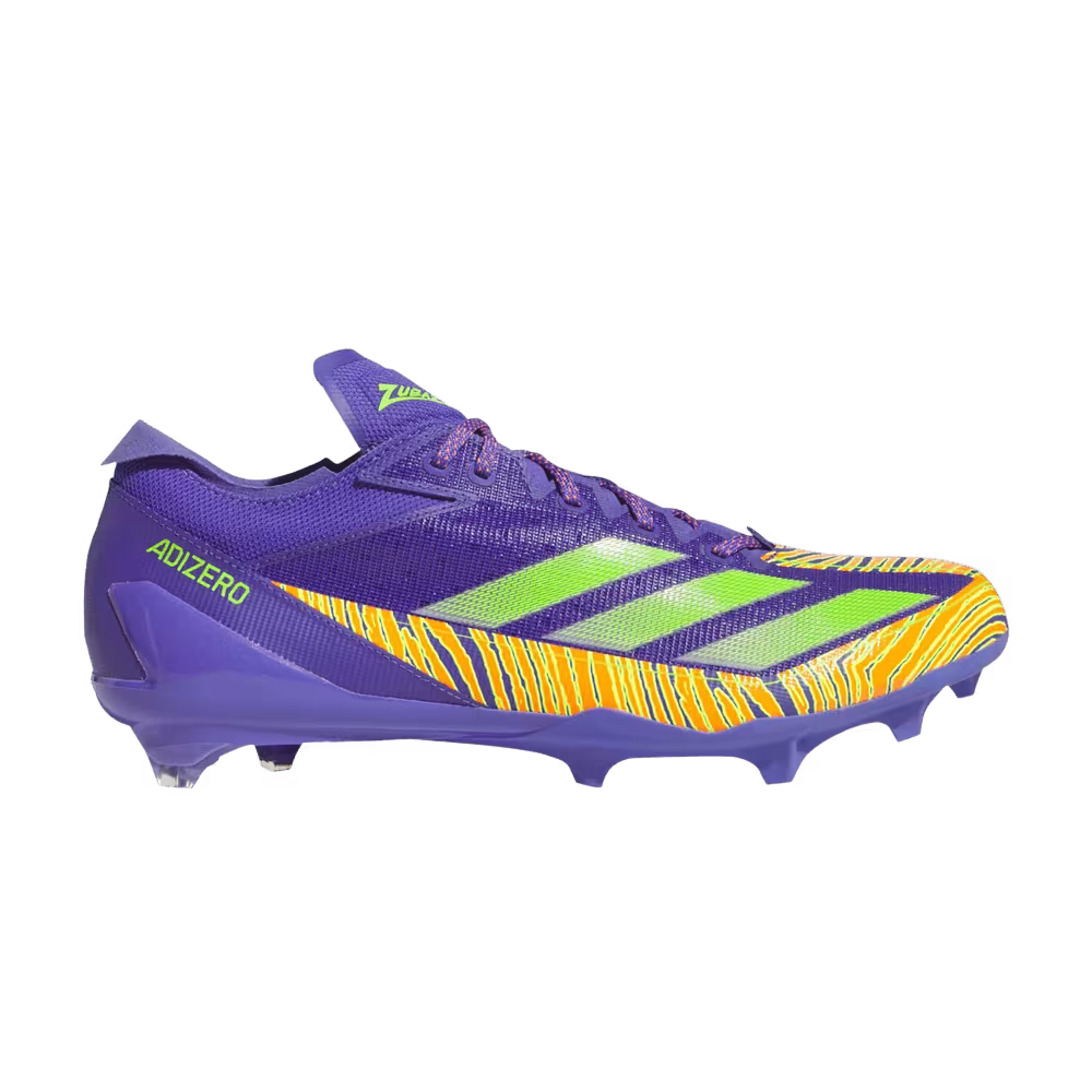 Zubaz x adidas Adizero Electric Purple Zebra