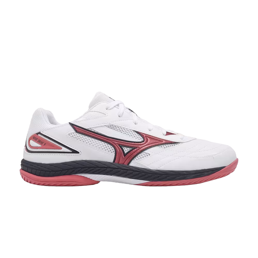 Mizuno Wave Drive 9 White Red Black