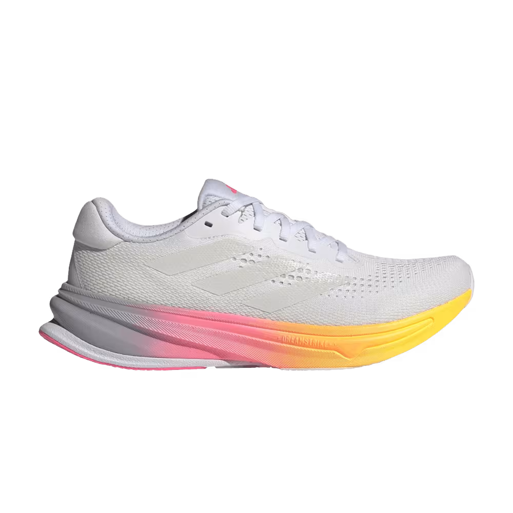 Adidas Women's Supernova Rise White Crystal Lucid Pink