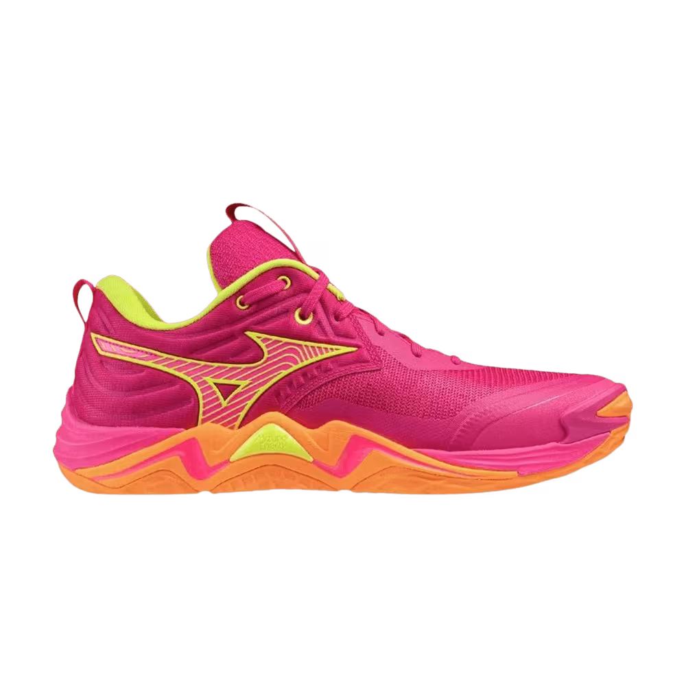 Mizuno Wave Momentum Elite Pink Tetra Fortune Yellow Light Orange
