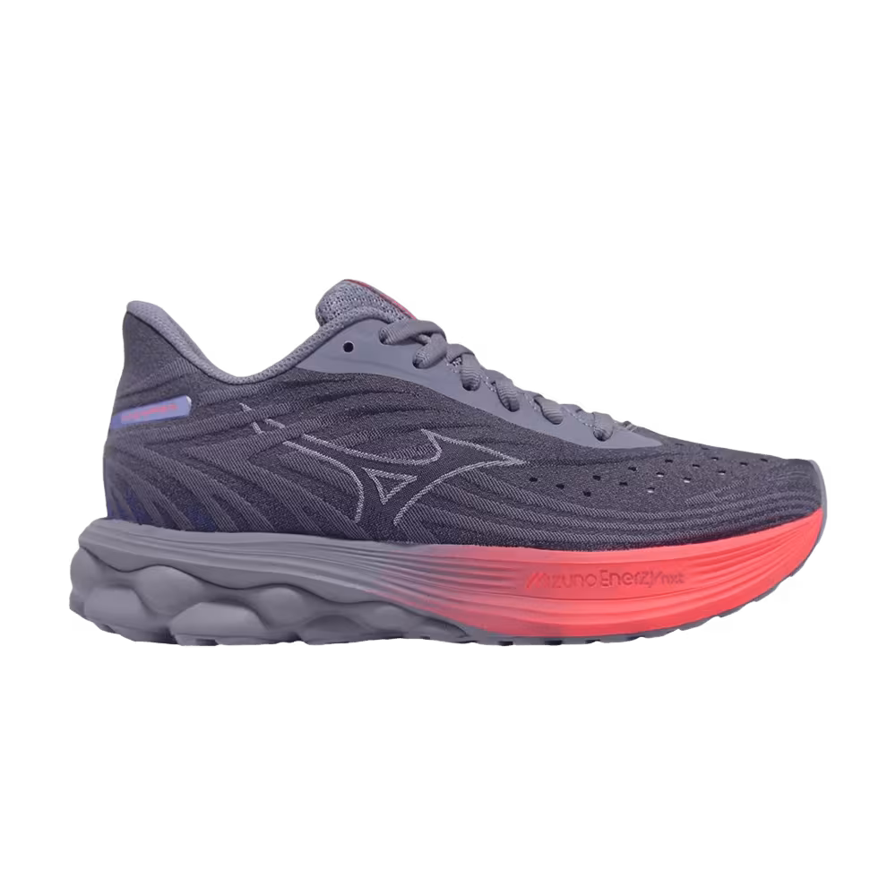 Mizuno Women's Wave Skyrise 6 Blue Granite Striking Coral