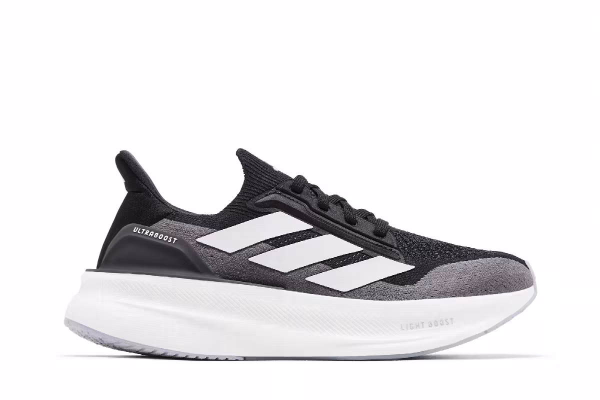 Adidas Women's Ultraboost 5X Black White Carbon, view 2