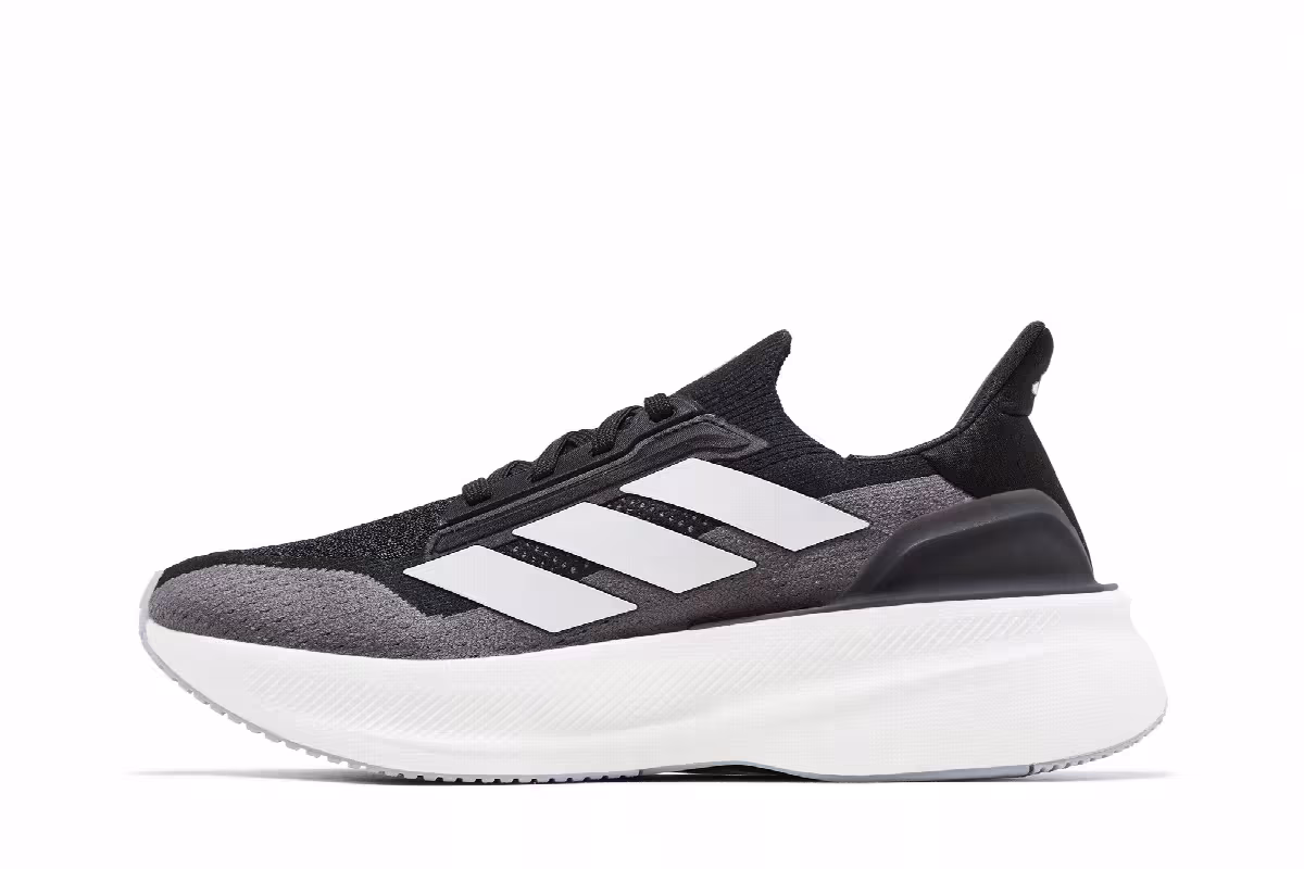 Adidas Women's Ultraboost 5X Black White Carbon, view 4