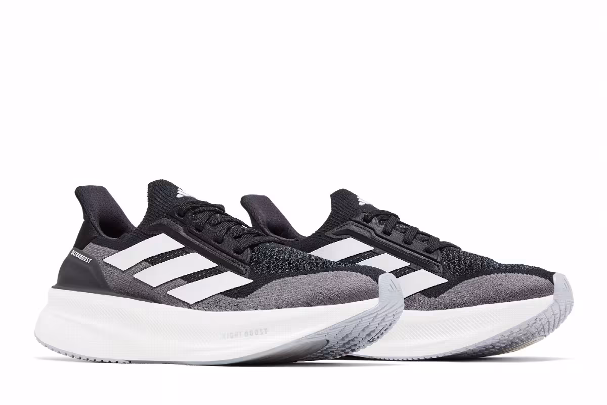 Adidas Women's Ultraboost 5X Black White Carbon, view 9