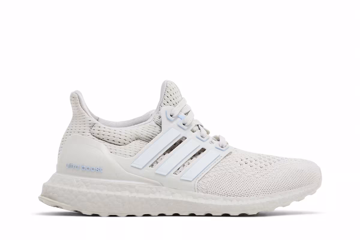 adidas Women's UltraBoost 1.0 Grey Glow Blue, view 2