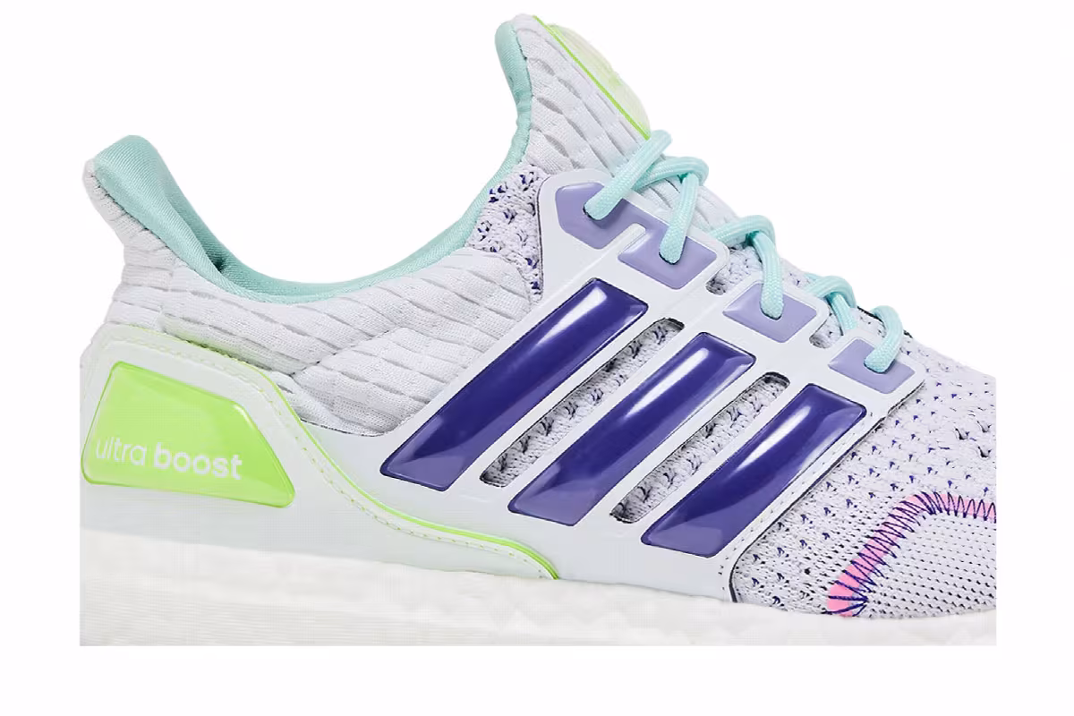 adidas UltraBoost 1.0 White Blue Lemon, view 3