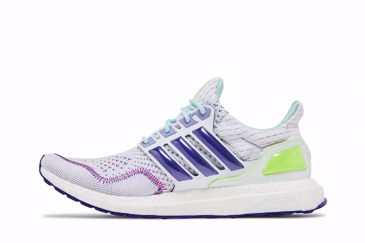adidas UltraBoost 1.0 White Blue Lemon, view 4